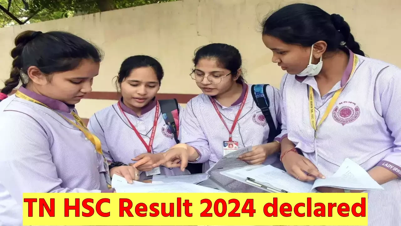 TN HSC Result 2024 declared